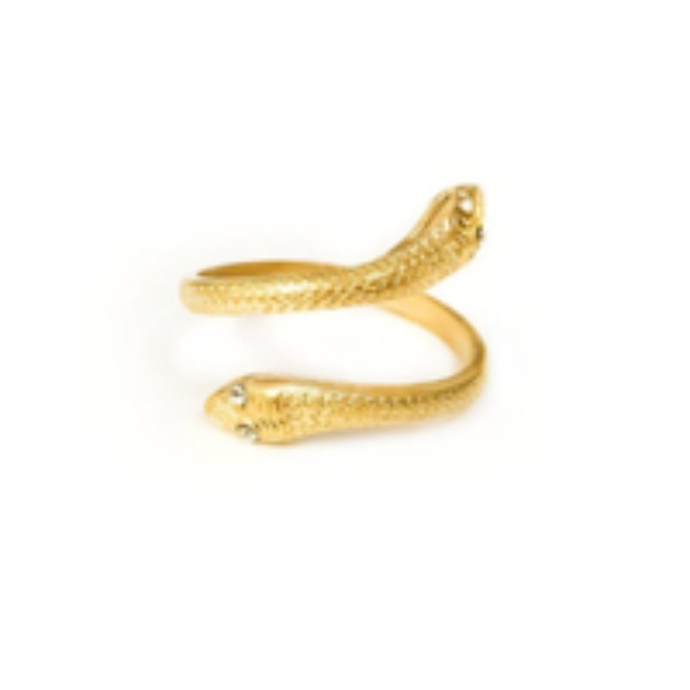 Robyn Rhodes gold toned Nori ring